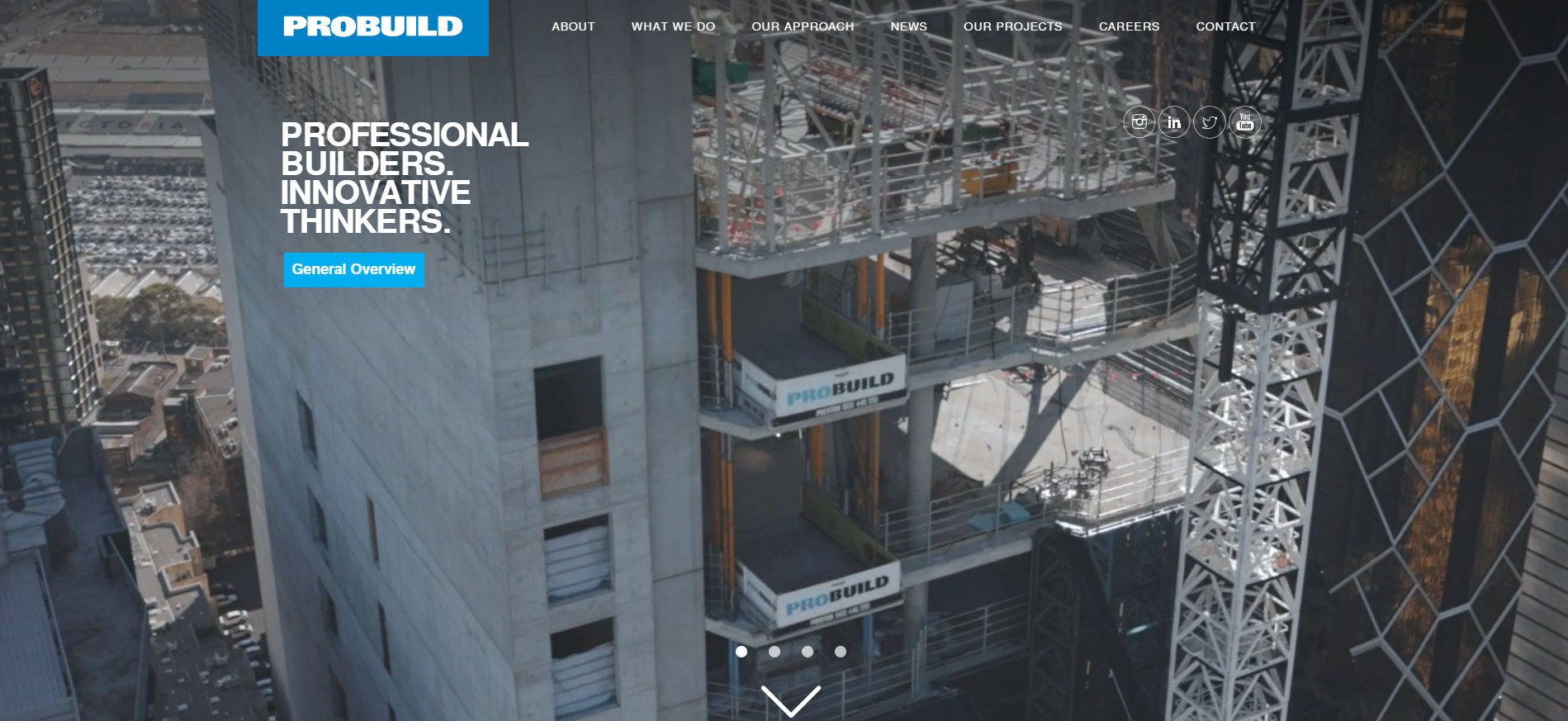 Probuild房产承包商网站设计