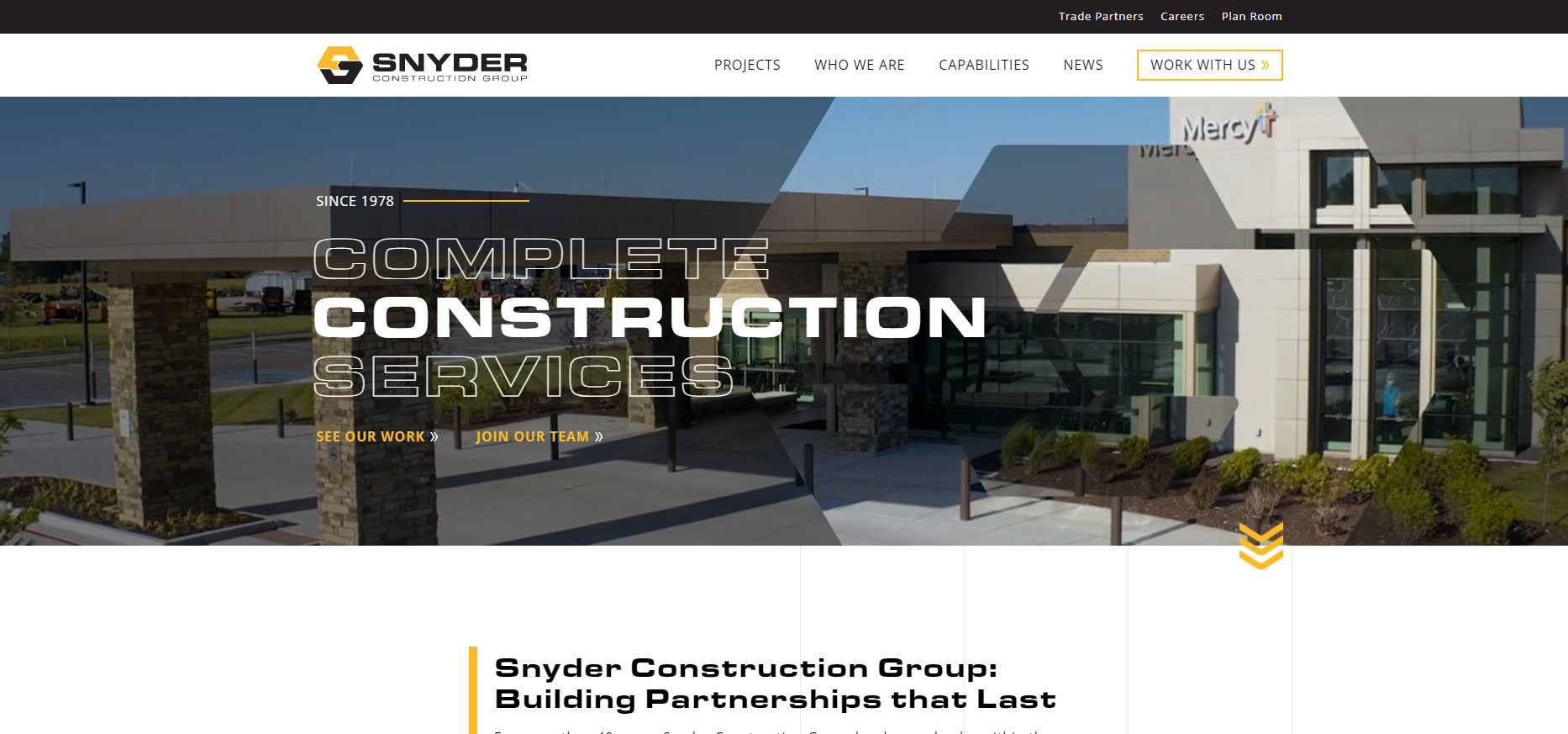 Snconstruction地产商公司网站设计