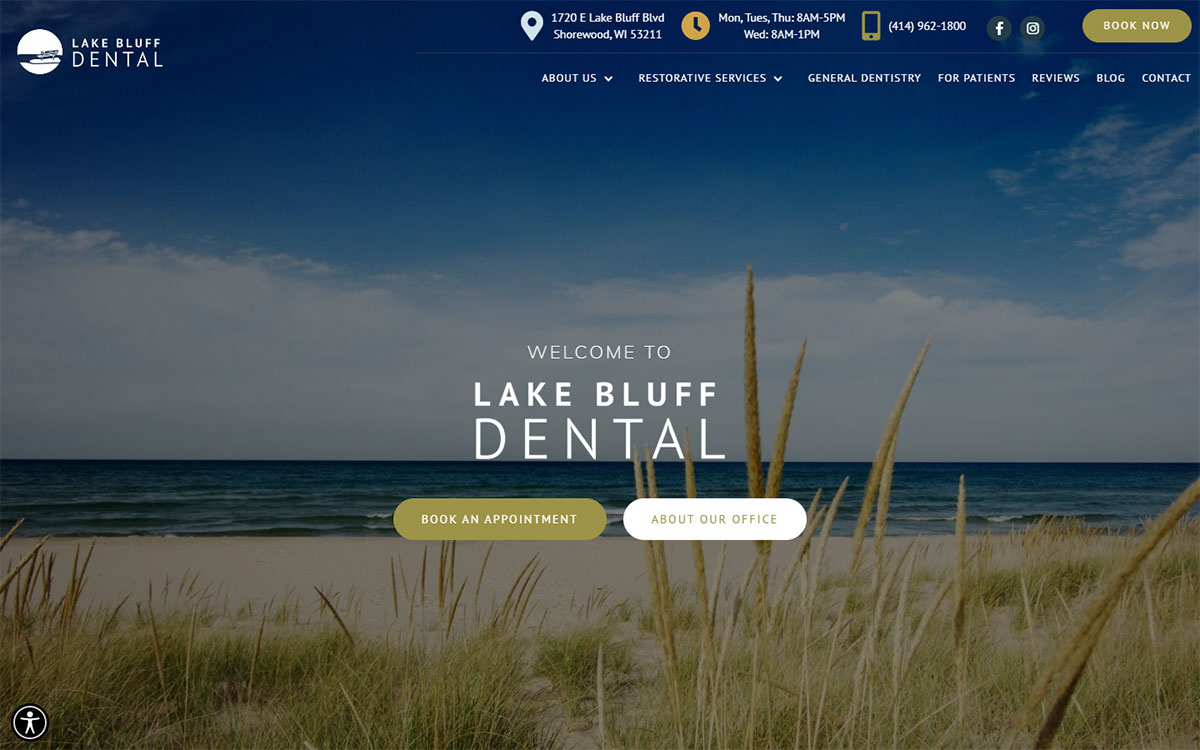 dental clinics websites