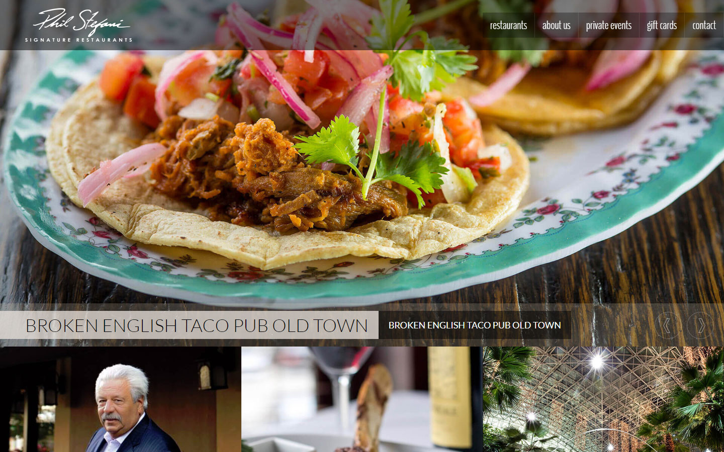 加州餐馆网站设计