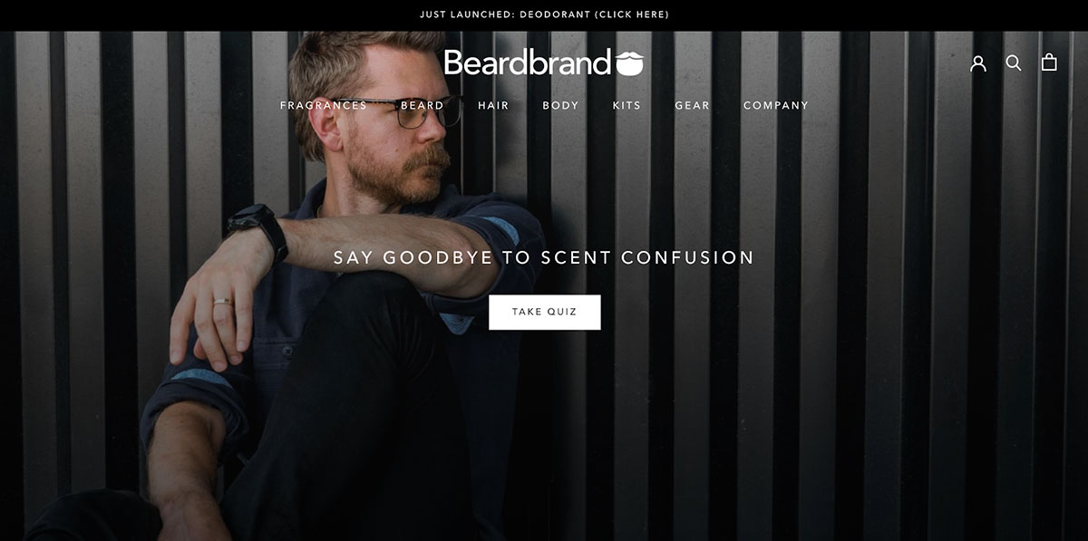 Beardbrand电商网站设计